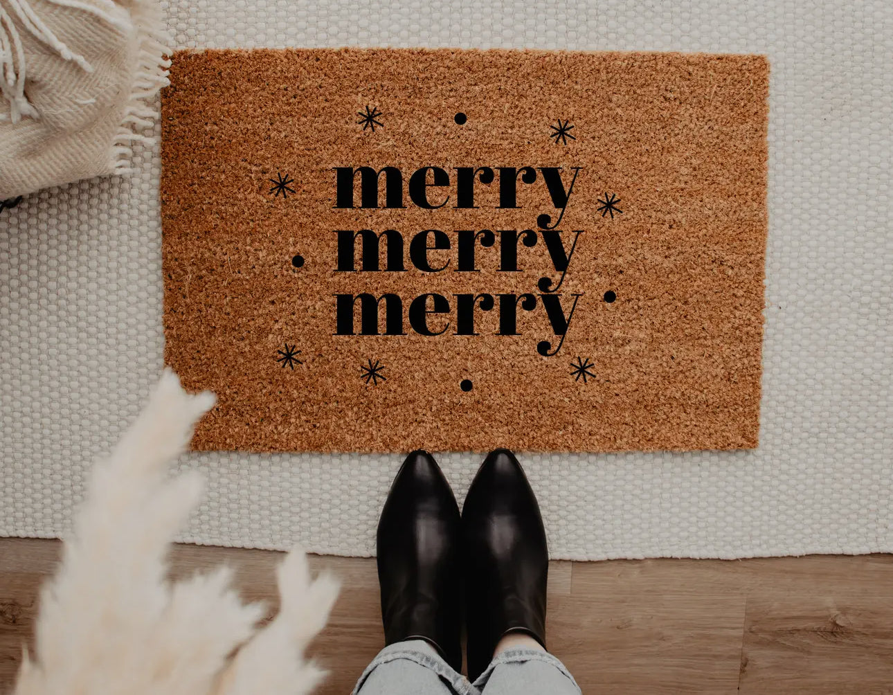 "Merry Merry Merry" Doormat