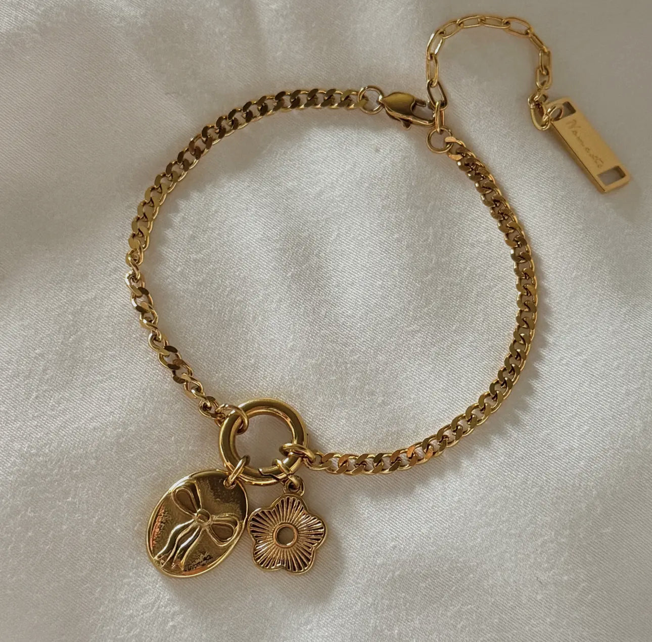 Bow & Flower Bracelet