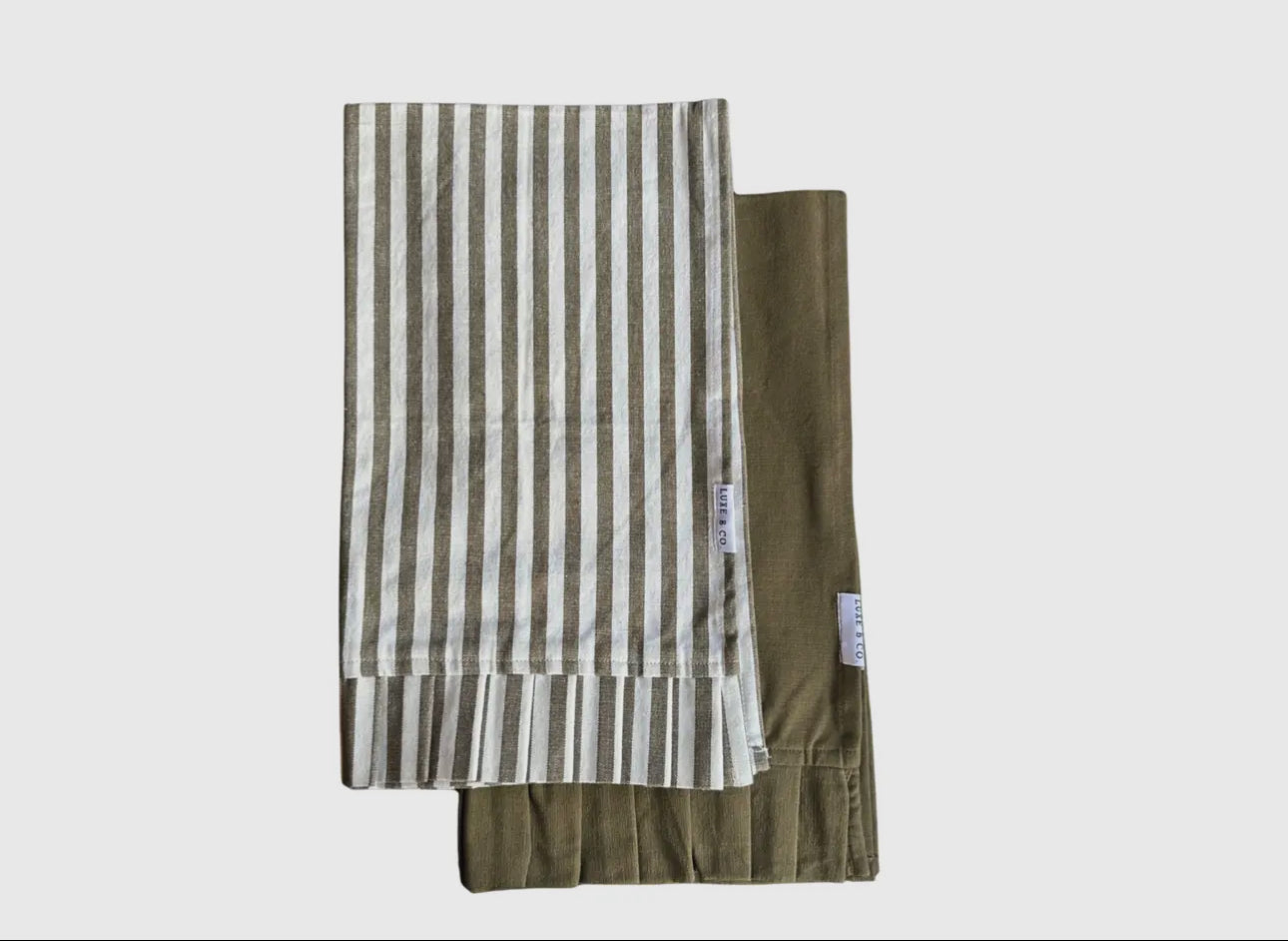 The Ruffle Dish Towels S/2