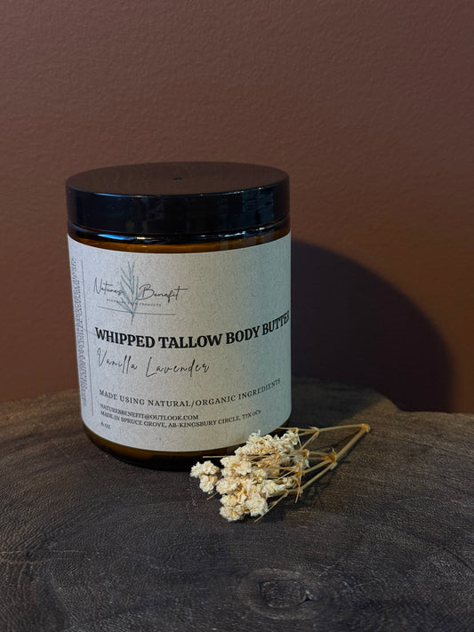 Whipped Tallow Body Butter | Vanilla Lavender