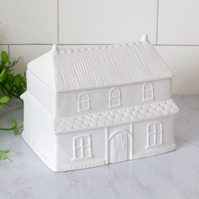 Cottage House Cookie Jar