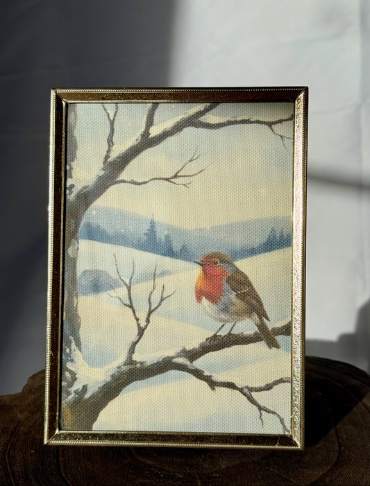The Winter Bird Framed Art