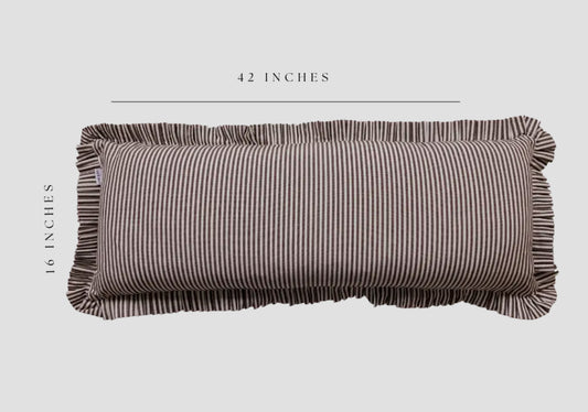 The Ruffle Bolster Pillow