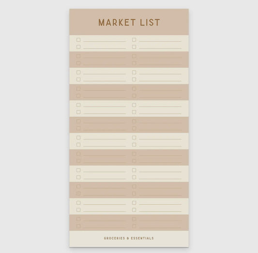 Market List Notepad