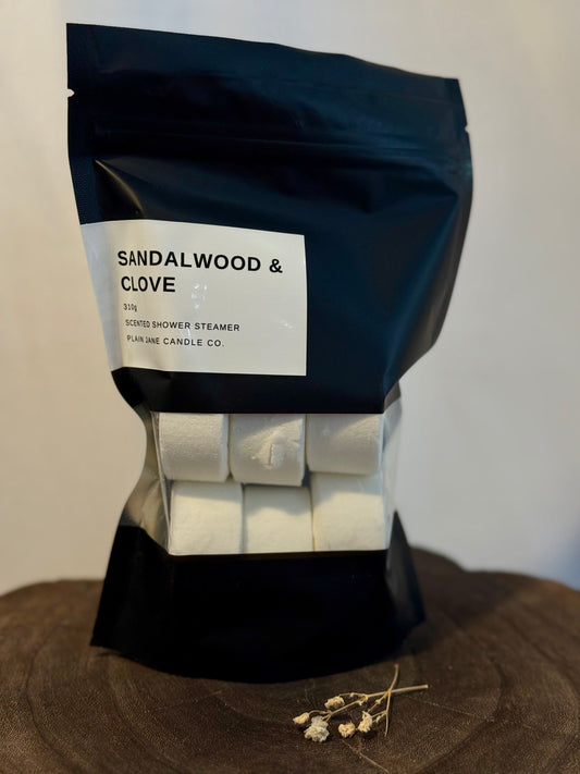 The Sandalwood & Clove Shower Steamers