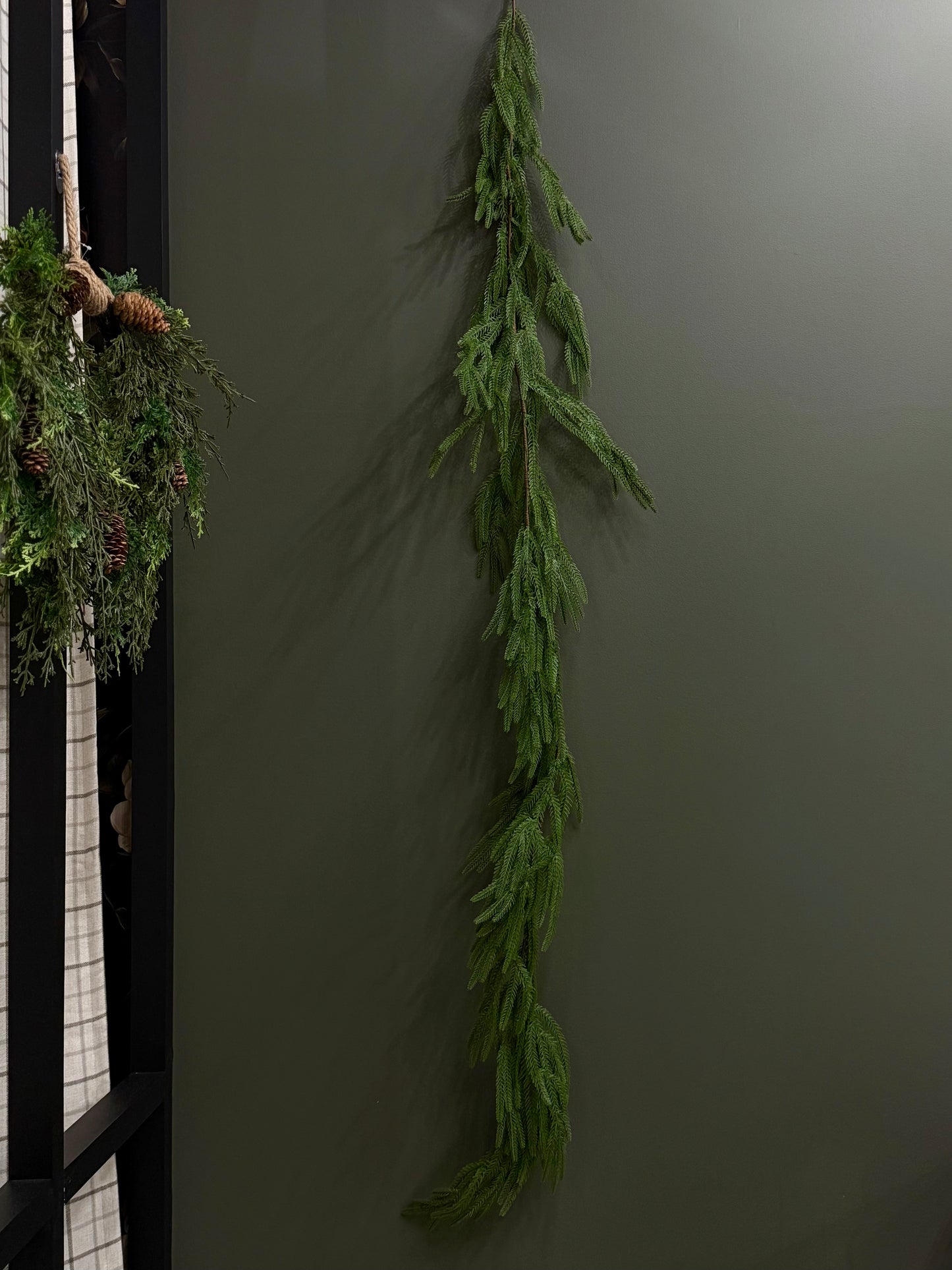 Lifelike Norfolk Pine Garland