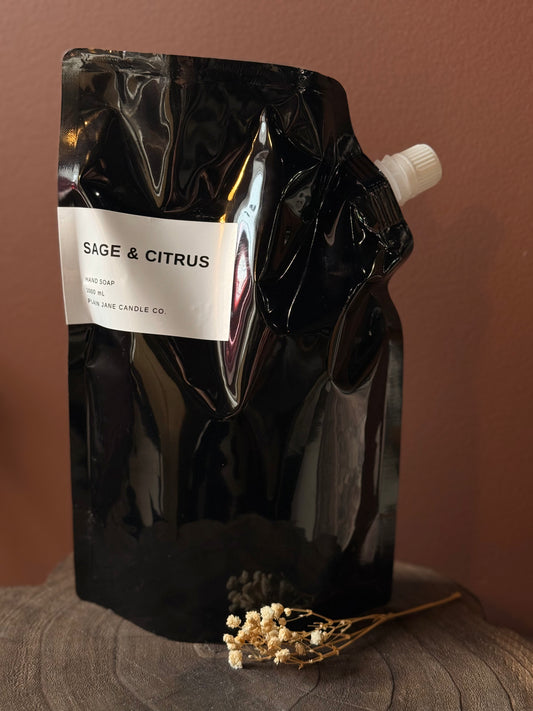 The Sage & Citrus Soap Refill Bag