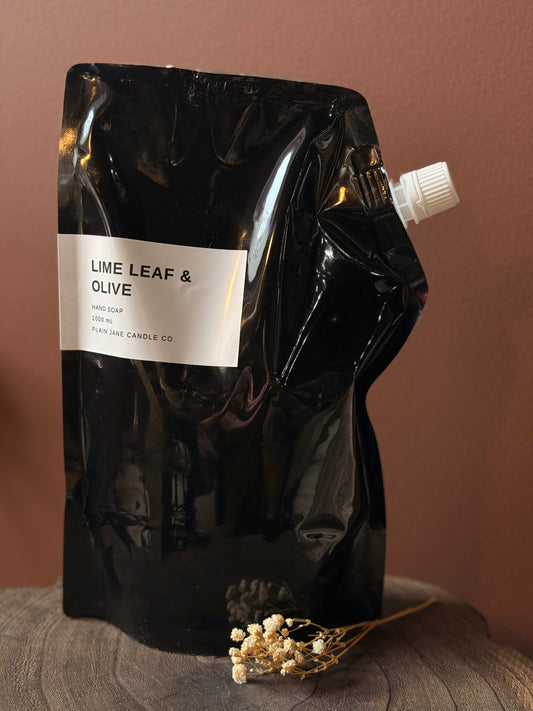 The Lime Leaf & Olive Soap Refill Bag