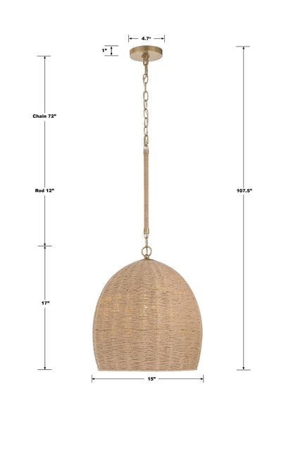 The Jace Semi Flush Mount