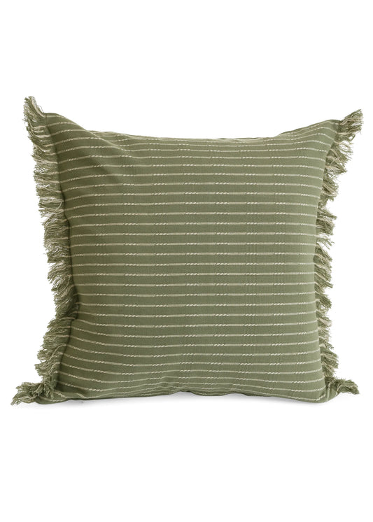 The Sage Striped Pillow