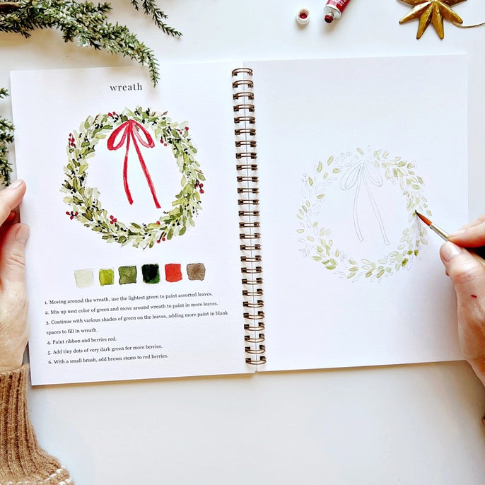 Christmas Watercolour Workbook